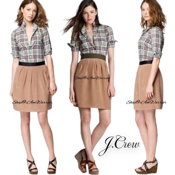 J. Crew Dresses & Skirts - J.Crew NWT RARE Silk crepe de chine pleated mini skirt *shop@iamarrior